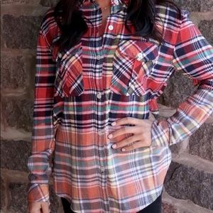 Washed Plaid Flannel